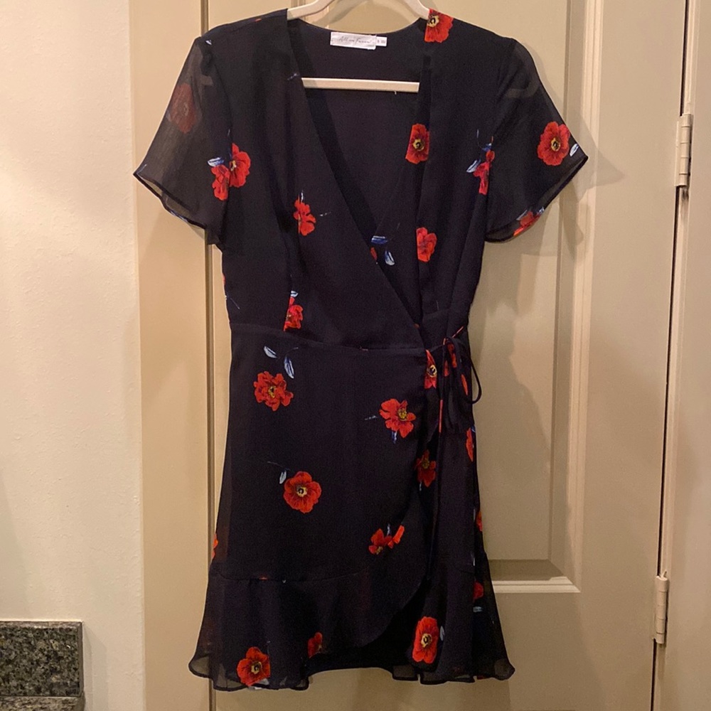 All in Favor (Nordstrom) floral wrap dress